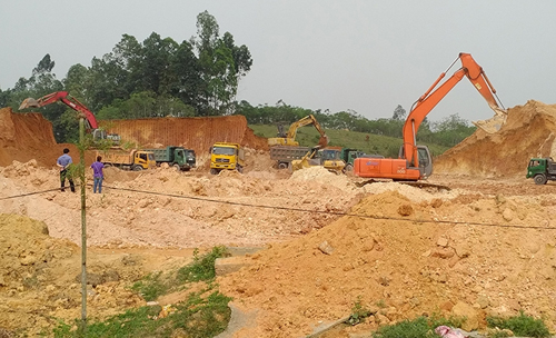 Tái diễn nạn khai thác khoáng sản trái phép ở Phú Thọ ảnh 1